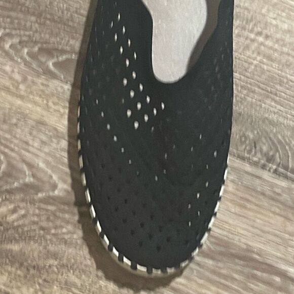 Ilse Jacobsen black tulip laser cut slip on shoes 40 9 - Picture 3 of 8
